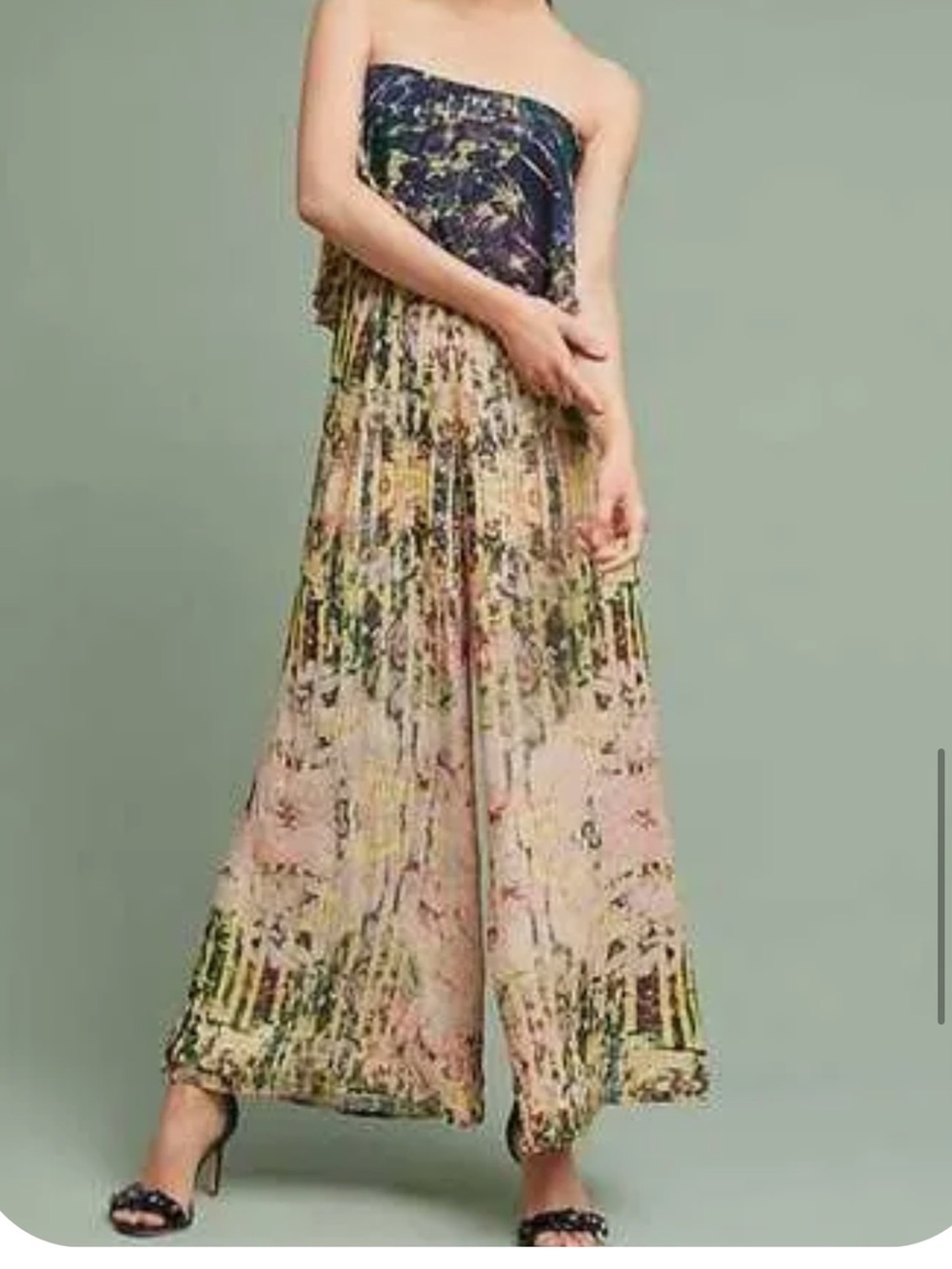 Bhanuni by Jyoti Carson jumpsuit Anthropologie Size SP